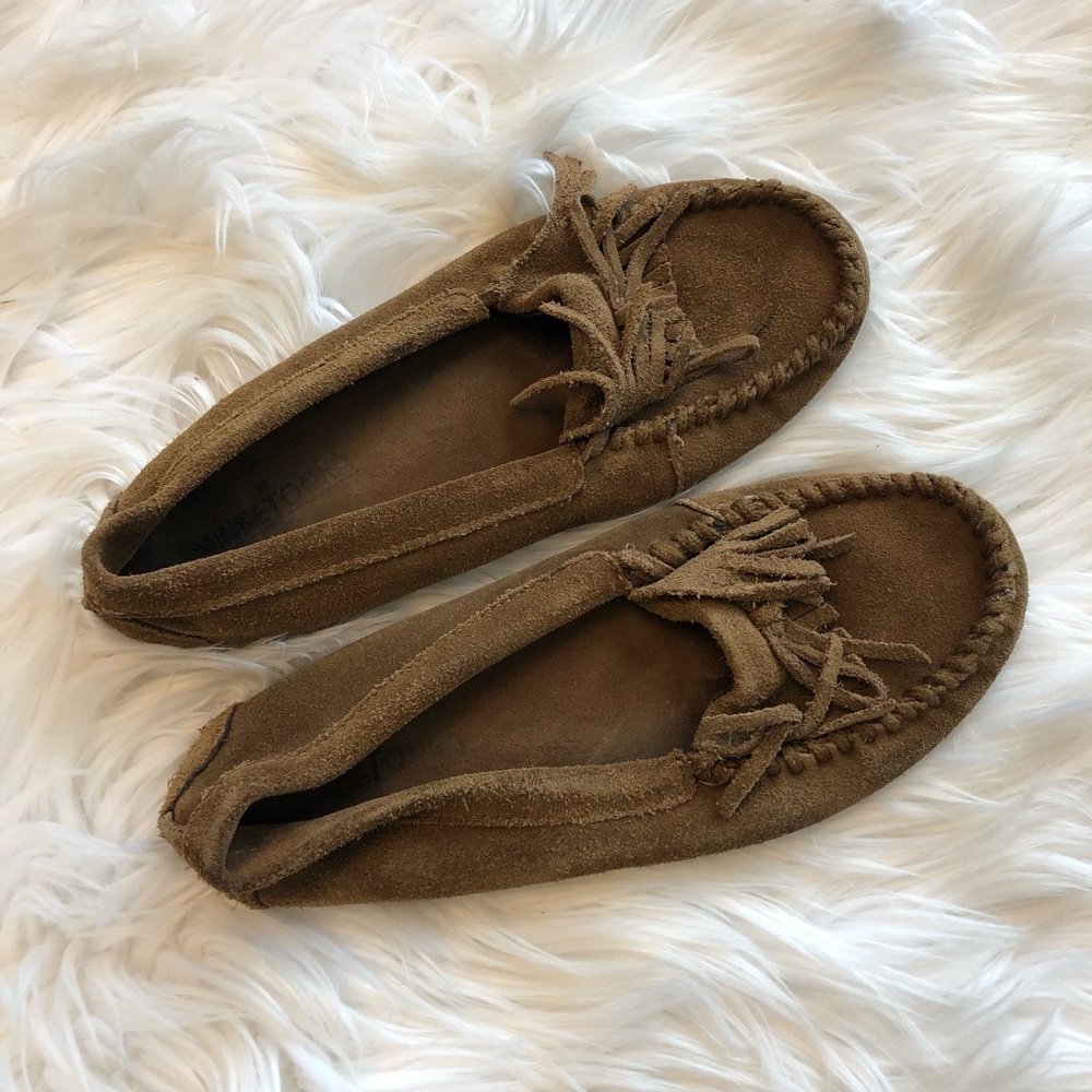 Suede Minnetonka Moccasins